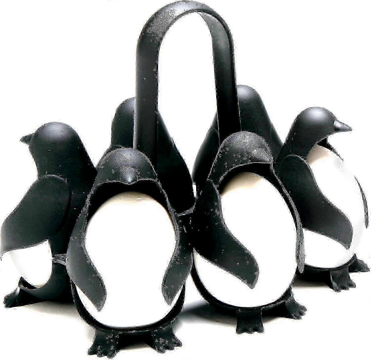 Penguin Egg Boiler 3-in-1 Cooking Storage Rack compatible with Soft/Hard Boiled Eggs