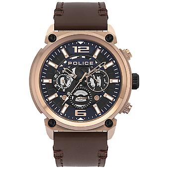 Police watches armor watch for Men Analog Quartz with Cowskin Bracelet PL.14378JSR-03