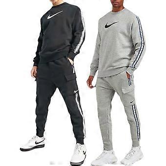 Nike Repeat 3.0 Mens Full Tracksuits Fleece Sweats and Joggers Swoosh Logo