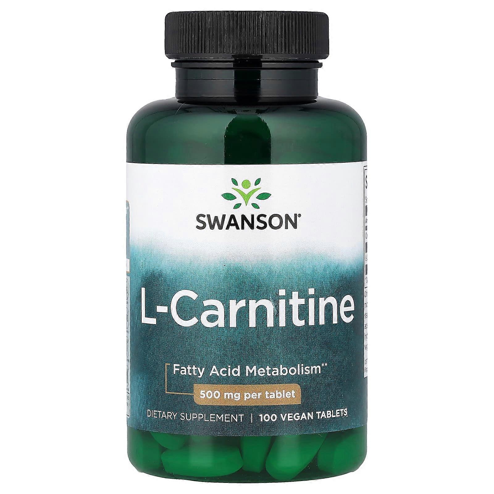 Swanson, L-Carnitina, 100 Comprimidos