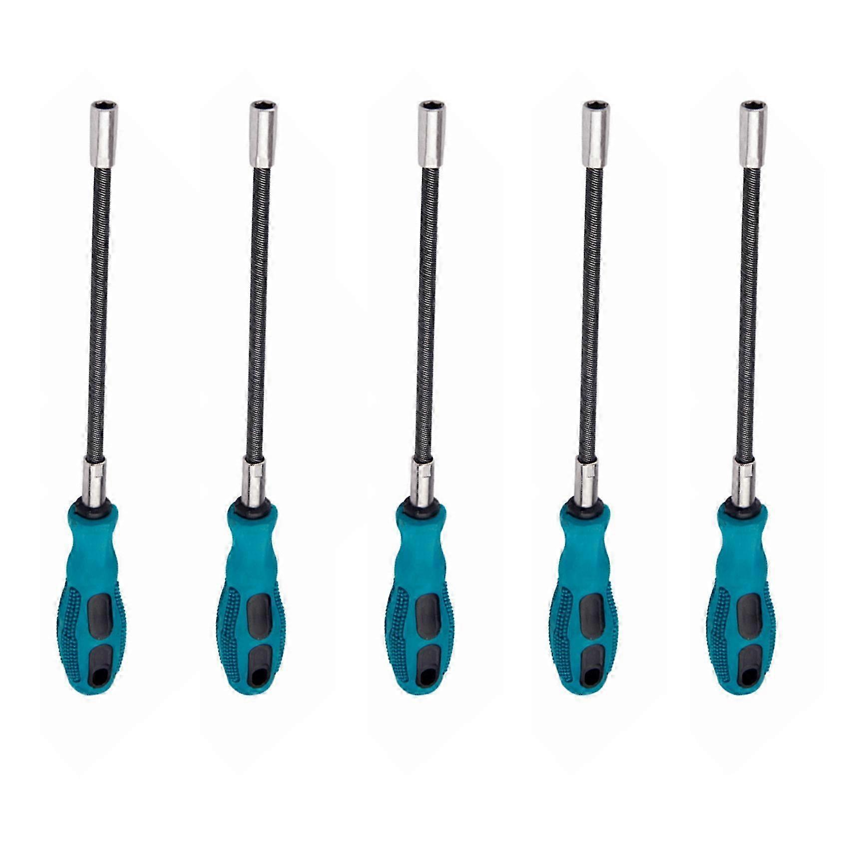 4Pcs 7MM Socket Screwdriver Flexible Hex Flex Manual Socket Screw Driver Hand Tools