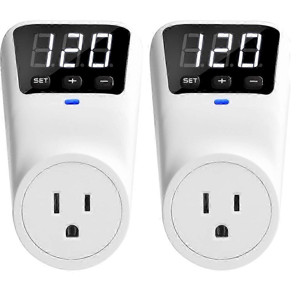 Adjustable Dual Surge Protector with Real-Time Voltage Readout