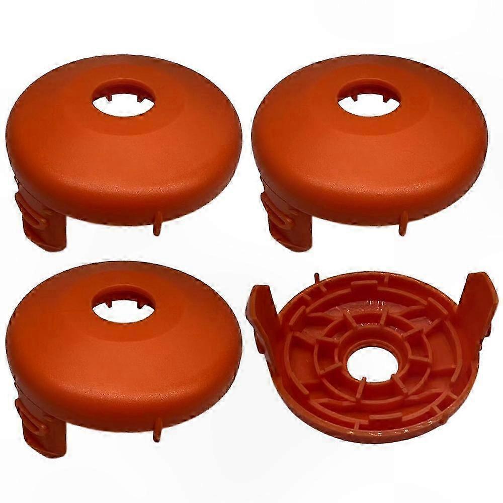 Replacement Spool Cap Set compatible with Mini Trimmer, 4-Pack Plastic Lawn Edger Accessories