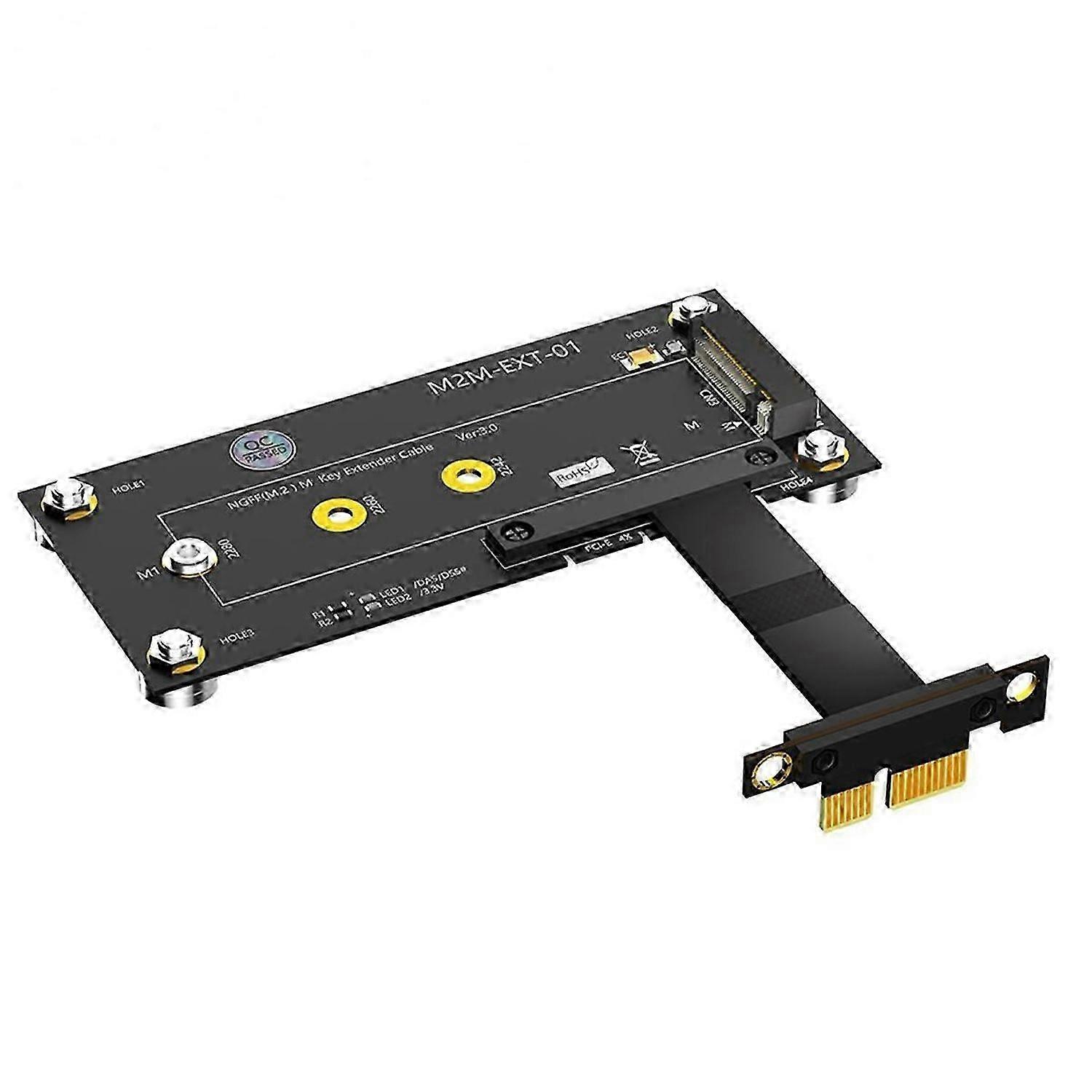 PCIe x1 M.2 NVME Extension Cable
