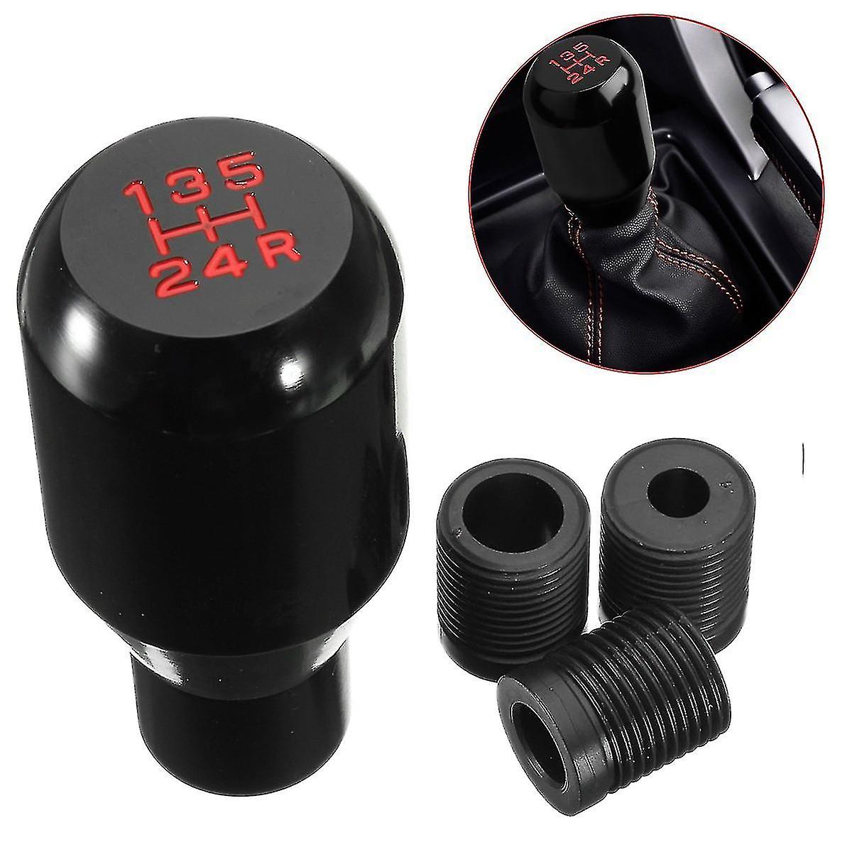 Universal Car 5 Speed Aluminum Shift Knob Manual Gear Stick Shifter