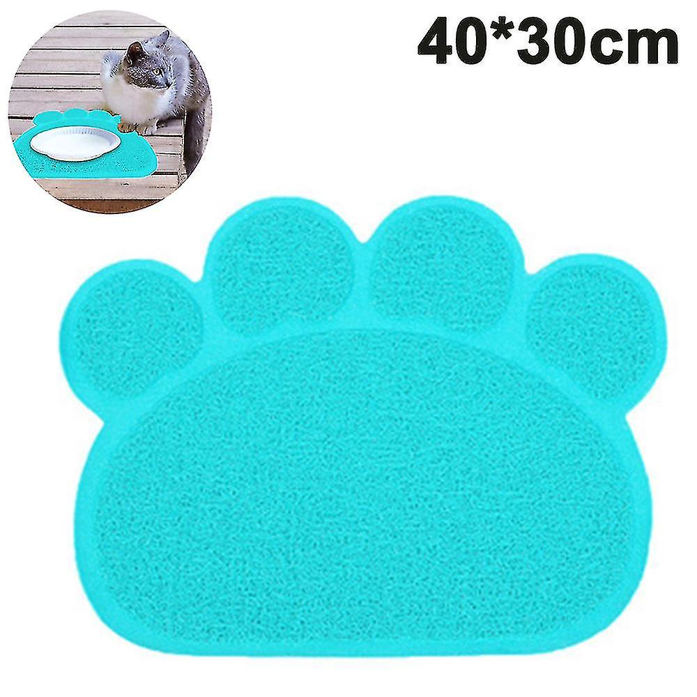 لطيف الكلب القط القط جرو طبق الغذاء المياه Placemat مات Pvc Paw الشكل