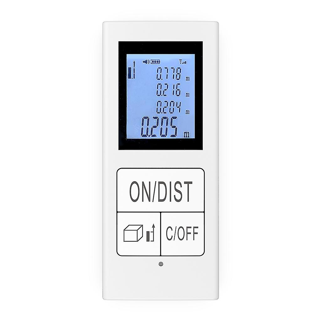 Bærbart håndtak Digital Measure Tool Range Finder Større bakgrunnsbelyst støtsikker