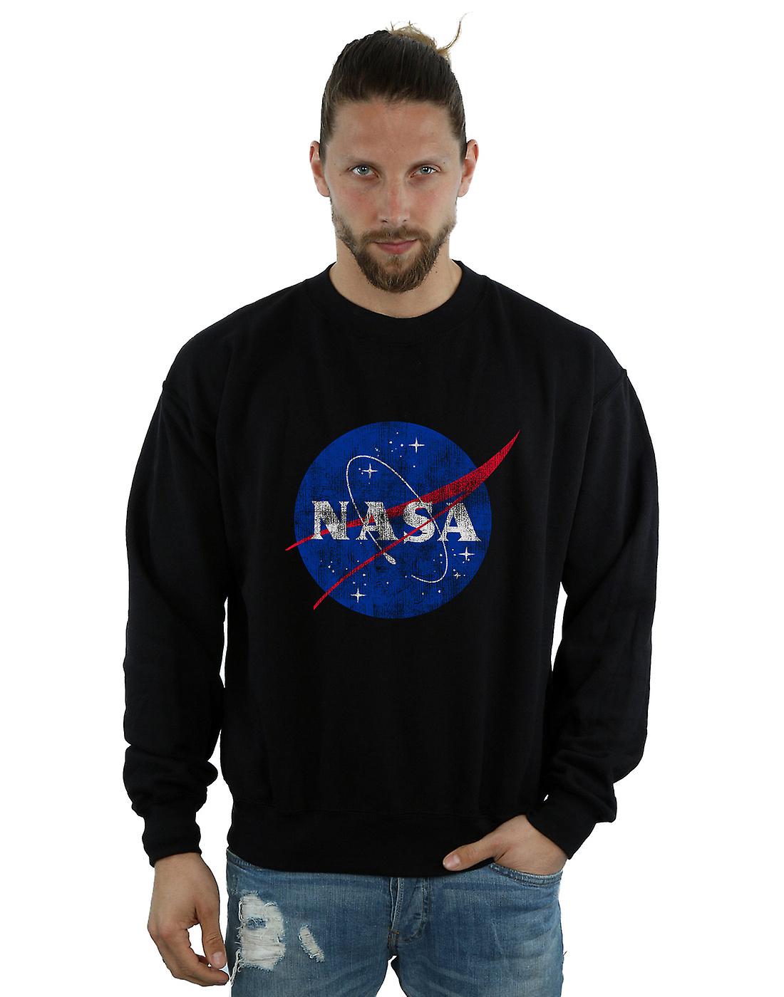 NASA 男士经典徽章徽标仿旧卫衣