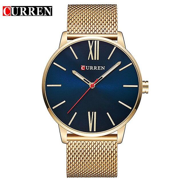 Curren Classic Design Business Men's Wristwatch Fashion Casual Quartz Male Clock Stainless Steel Band Watches