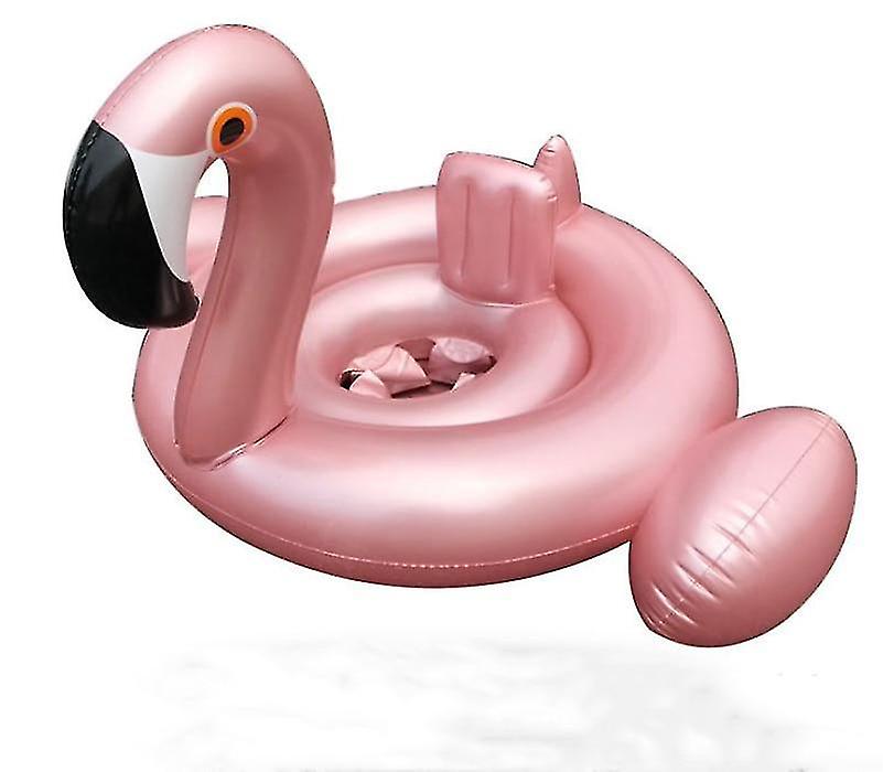 Rose Inflatable Swan Shape Kid's Swimming Ring pool Toy