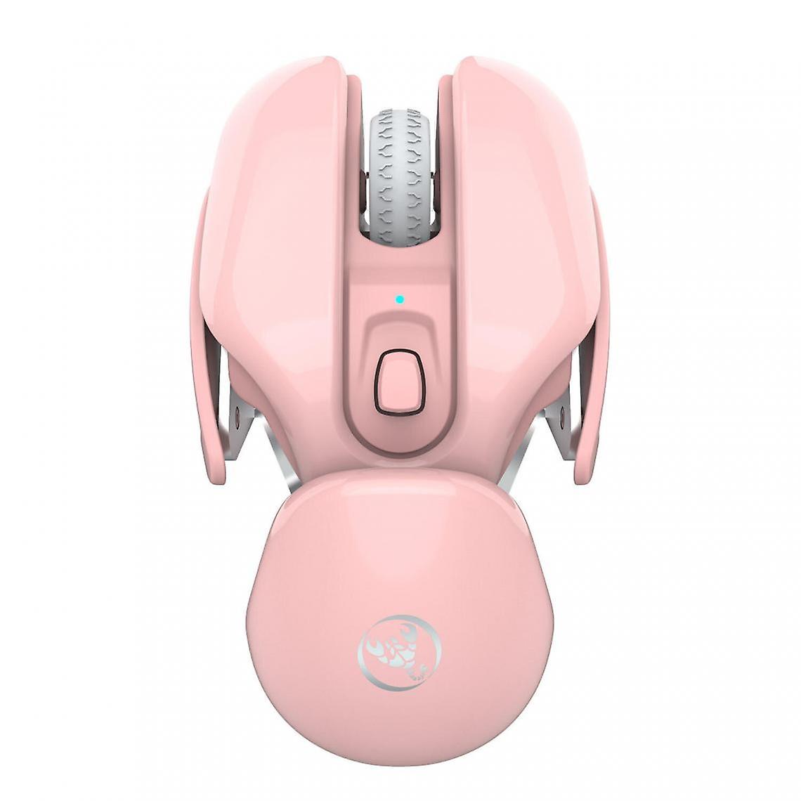T37 1600dpi 2.4g Wireless Rechargeable Wireless Silent Mouse Pc Laptop Pink
