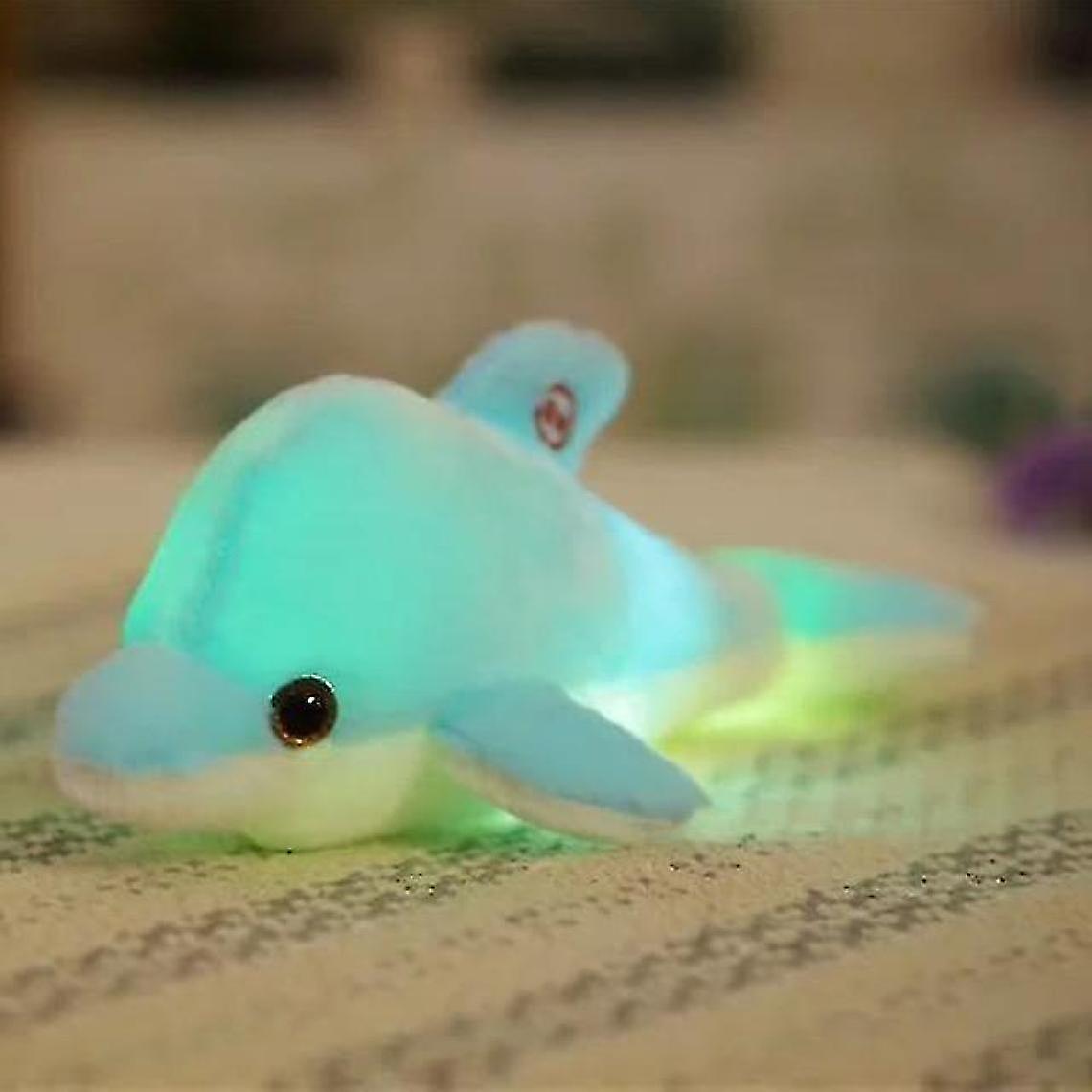 Cute Creative Luminous Dolphin Doll Animal Blowlue