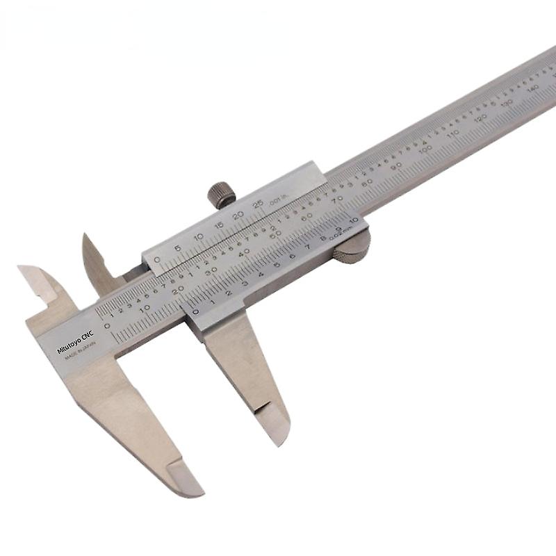 Cnc 530-118 ملاقط الورنية من الفولاذ المقاوم للصدأ داخل قياسات خطوة العمق الخارجي متري 8" نطاق 0 مم -200 مم