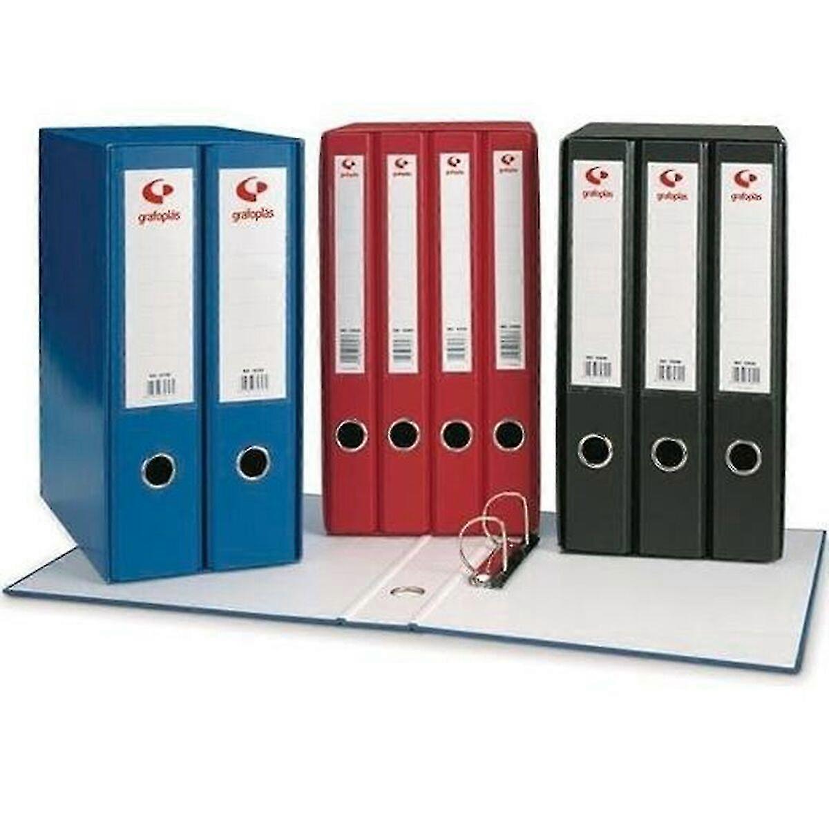 Modular Filing Cabinet Grafoplas Ring binder x 4 Red A4