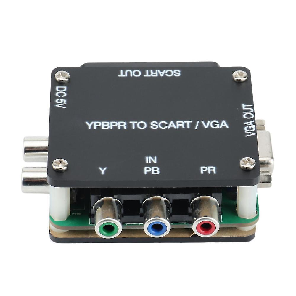 Yuv To Ypbpr To Scart Ypbpr To Vga Component Transcoder Converter Game Console, To Color Difference