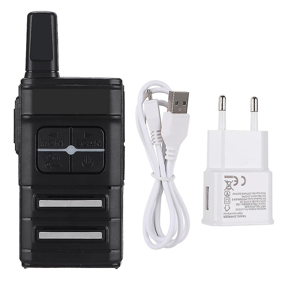 400470Mhz Mini Portable Uhf 16channel Simplex Fm Radio Walkie Talkie Eu 110240v