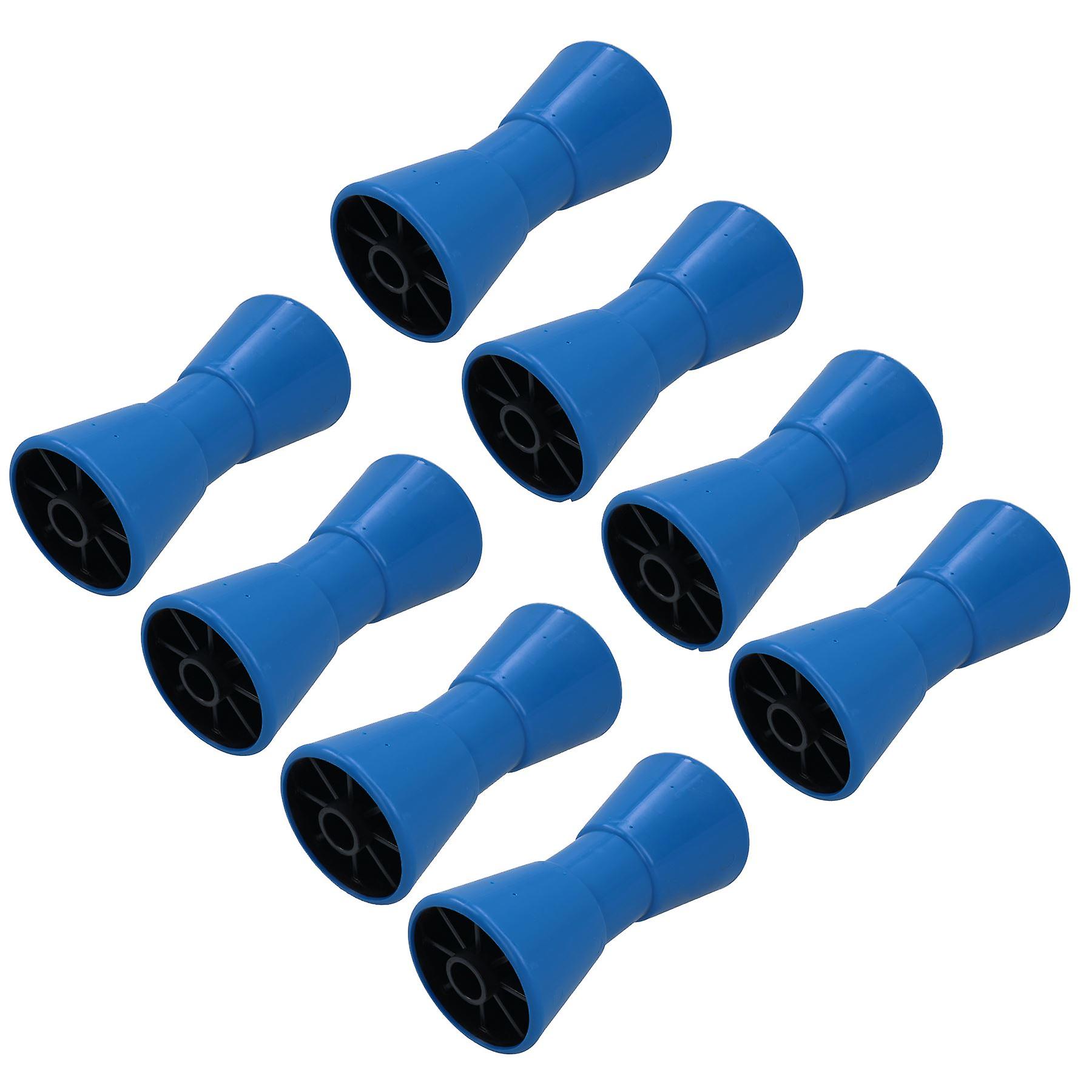 Boat / Jetski / Dinghy Trailer Keel V Roller NON MARKING 21mm Bore 8 Pack