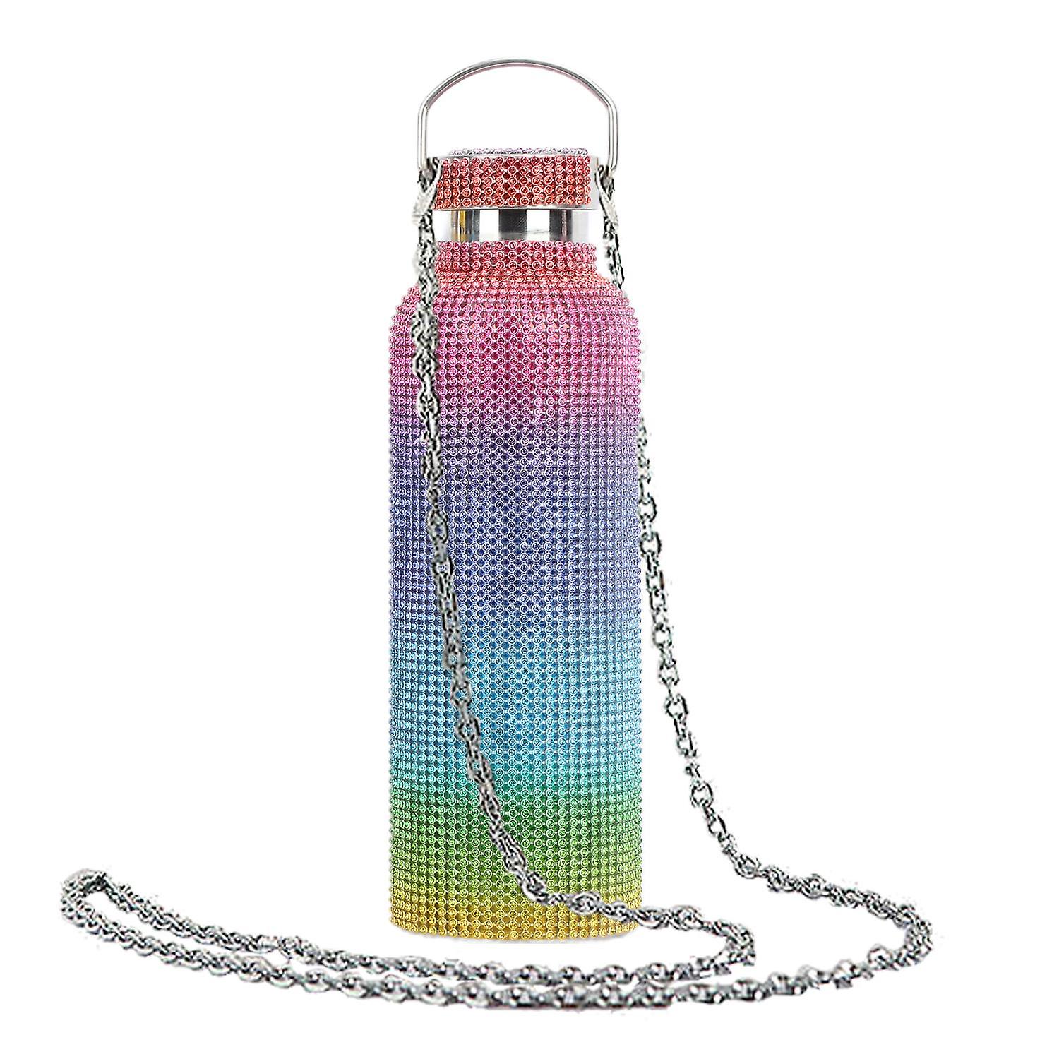 ZHOUBA 350ml / 500ml / 750ml bouteille isotherme incrustée d’isolation thermique enfants tasse d’eau