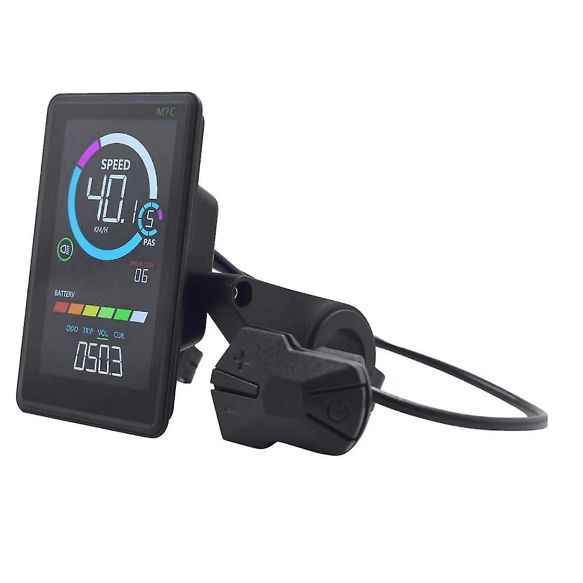 YOSOO Affichage De Vélo électrique Compteur D'affichage LCD Pour Vélo électrique, 24V 36V 48V