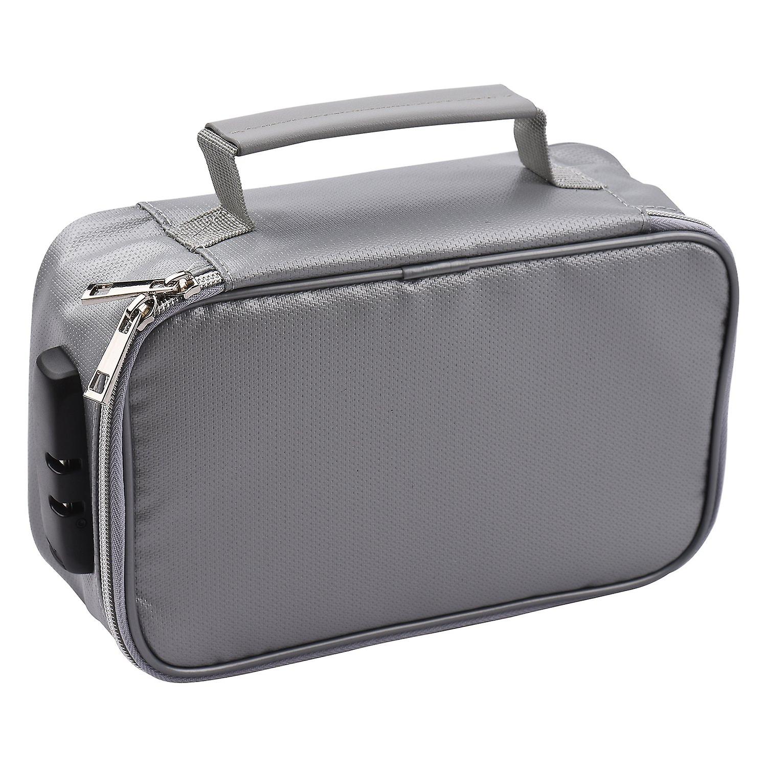 Fireproof File Document Bag Safety Organizer with 3-Digit Lock Zipper Closure Fire & Water Resistant