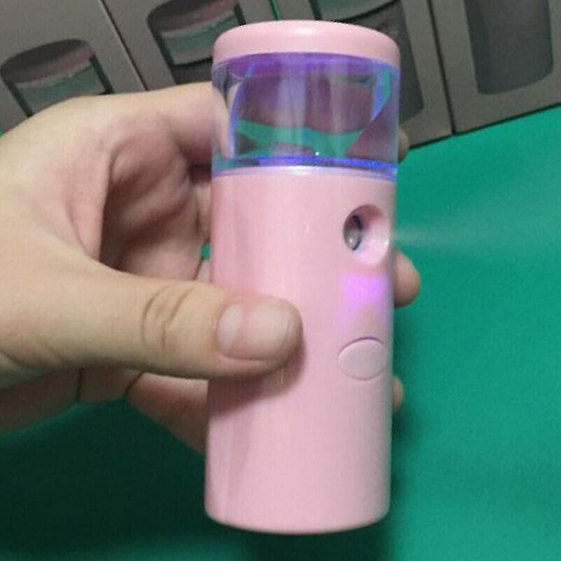 Cosmetic Tool Cleansers Pink Nano Face Hydration Sprayer Facial Mister Handy Cool Mist Spray Pink White