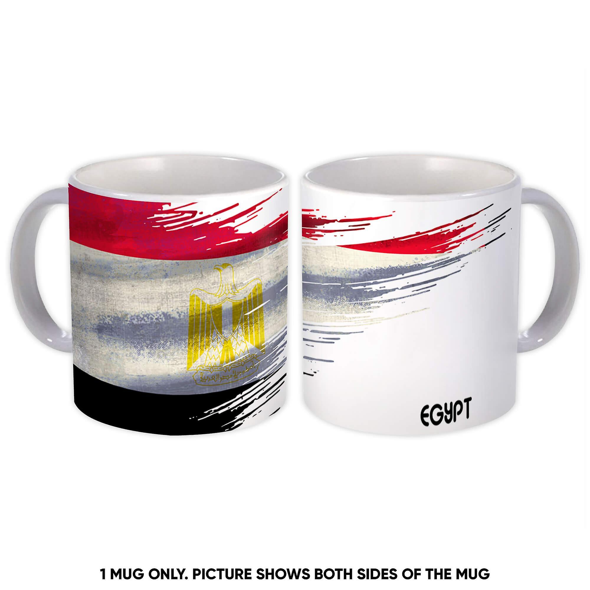 Gift Mug: Egypt Flag Modern