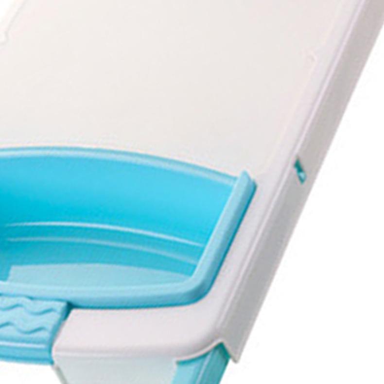 Chopping Block Plastic Multifunctional Storage Draining Basket Cutting Board for Kitchen Blue 