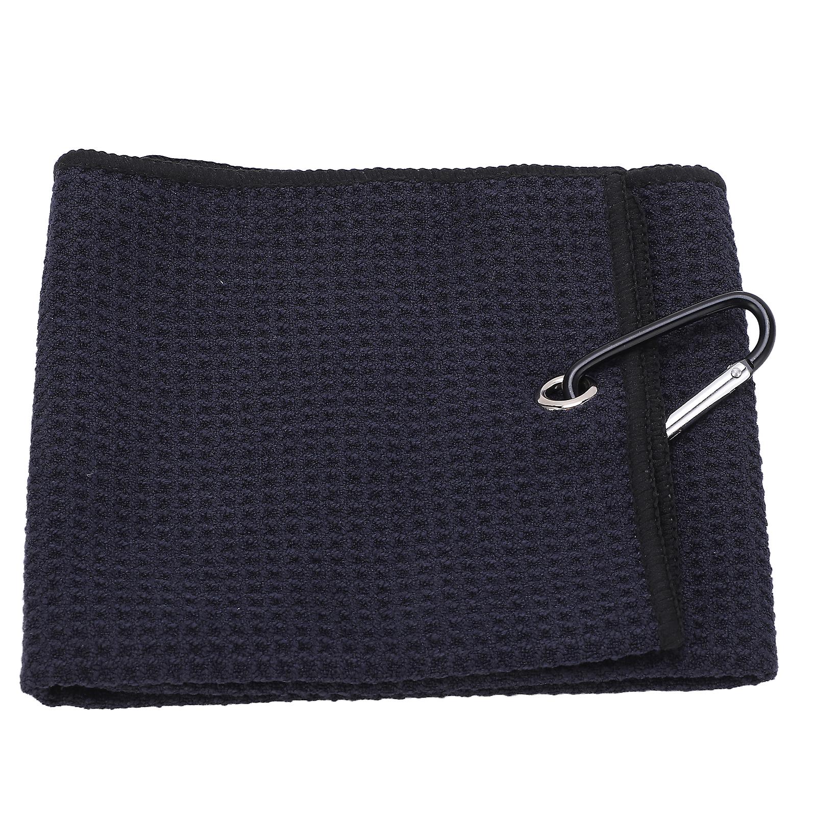 Versatile Golf Accessory, Microfiber Golf Towels With Tri-fold Waffle Pattern, Ideal For Golf Enthusiasts Seeking Performance And Style On The Course