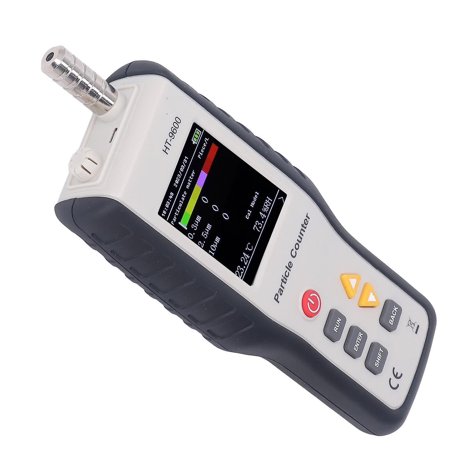6 in 1 Air Quality Monitor Portable Temperature Humidity Detector for Home Office School