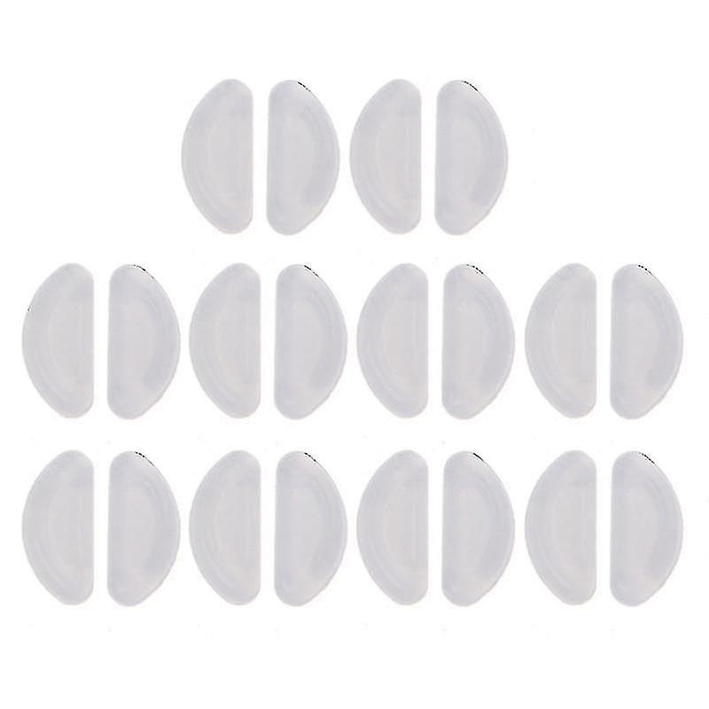 10ps Eyeglasses Pads D S Anti-slip Soft Silic Pads-yu
