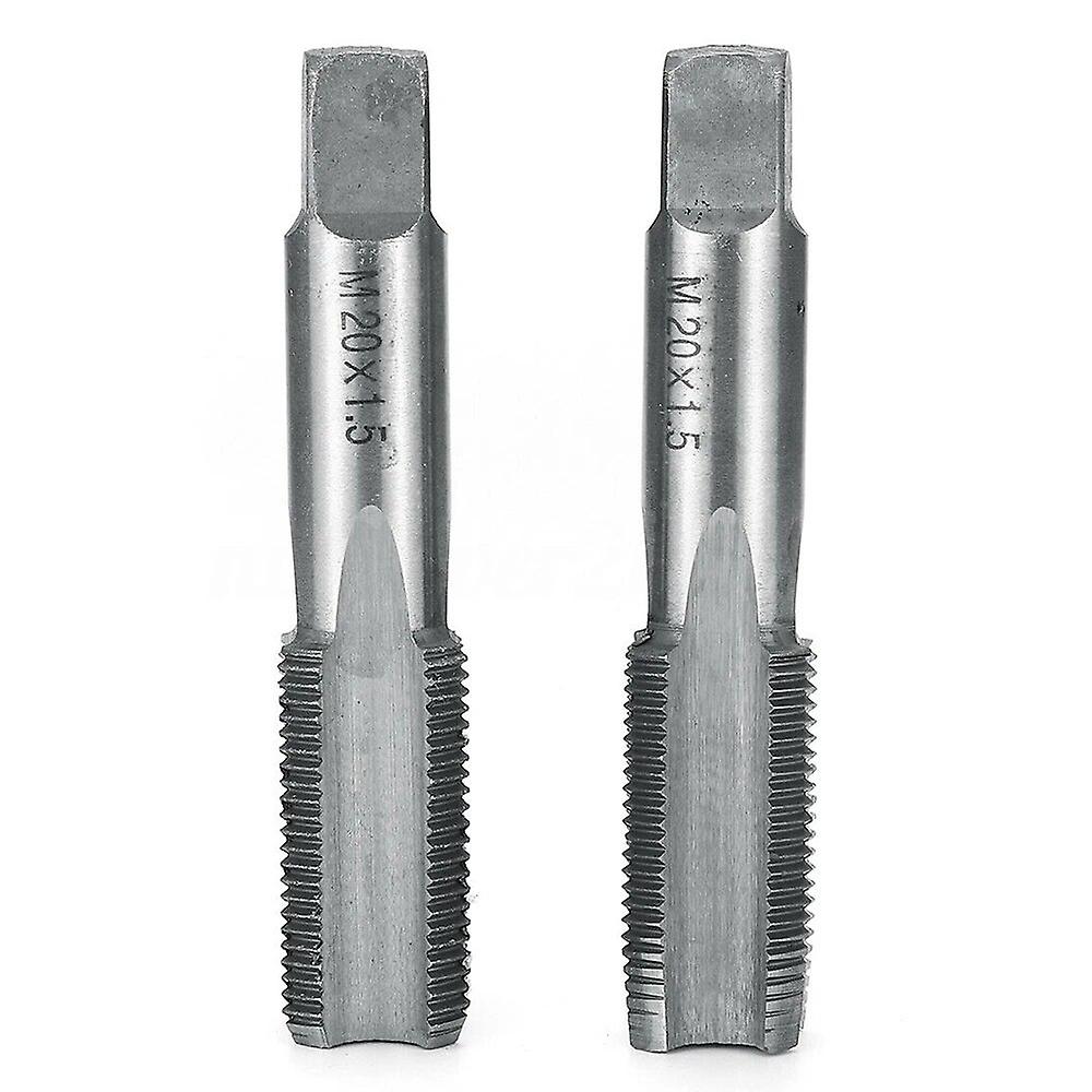 1 Pair Right Hand Machine Tap Straight Flutes Fine Metric Thread Hand Connector Metric Thread Tap Hand Tools~12670