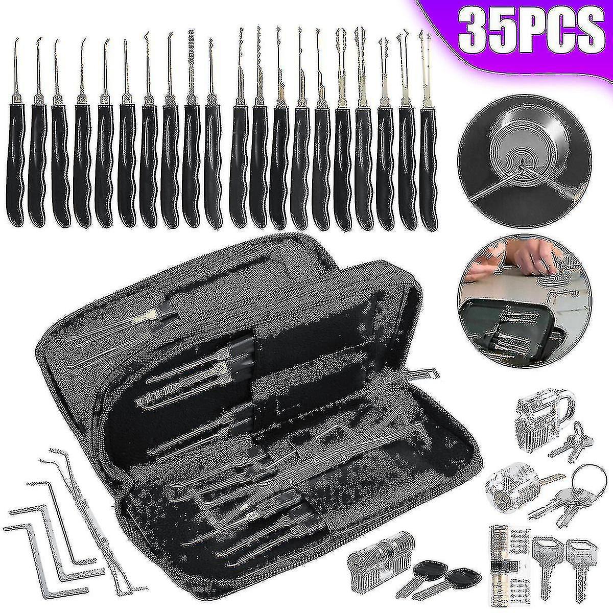 35pcs Lock Picking Kit Tools Ontgrendeling Set Lock Picks