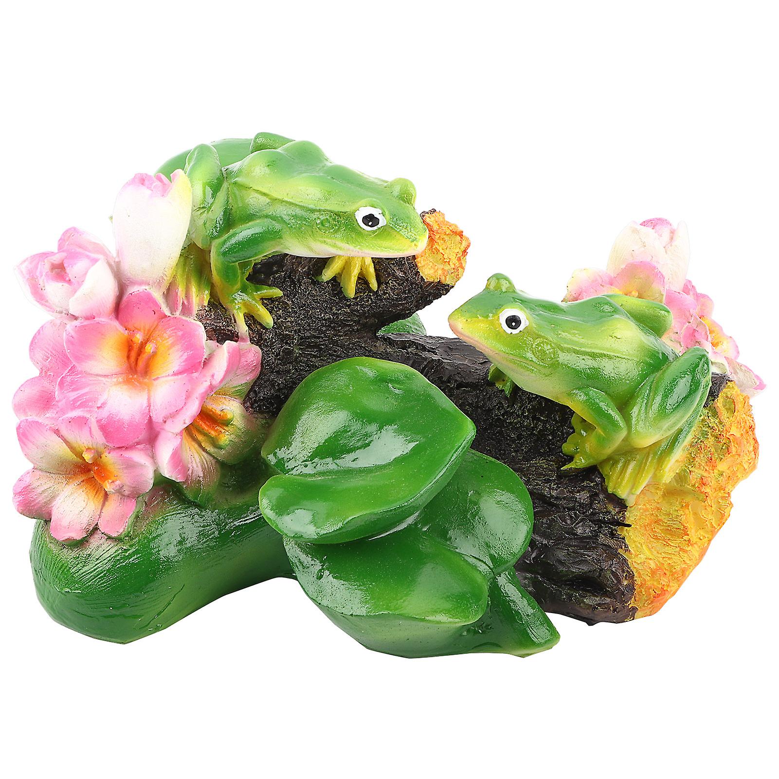 Lovely Miniature Artificial Frog Amimal Model Ornament Landscape Decoration Craft
