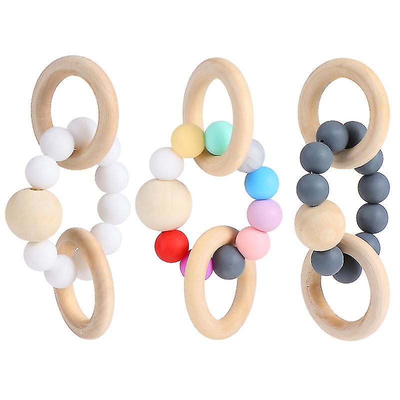 3pcs Bracelet Teether Toy
