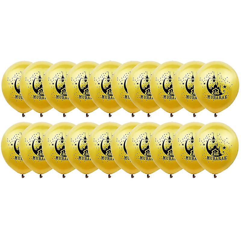 20pcs Ramadan Latex Balloons