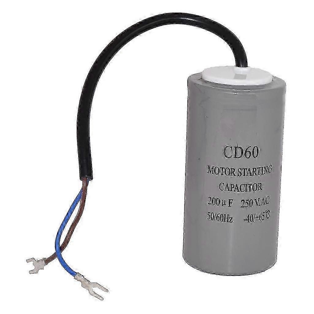 200UF العالمي/موتور التيار المتردد 200MFD بدء مكثف مع كبل 250v