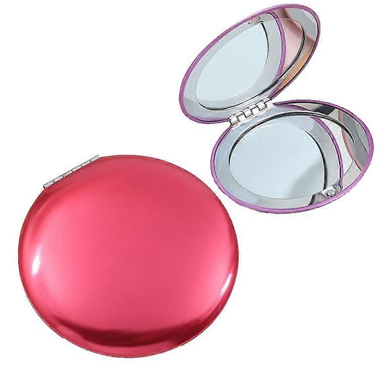 Folding Portable Clamshell Circular Mirror