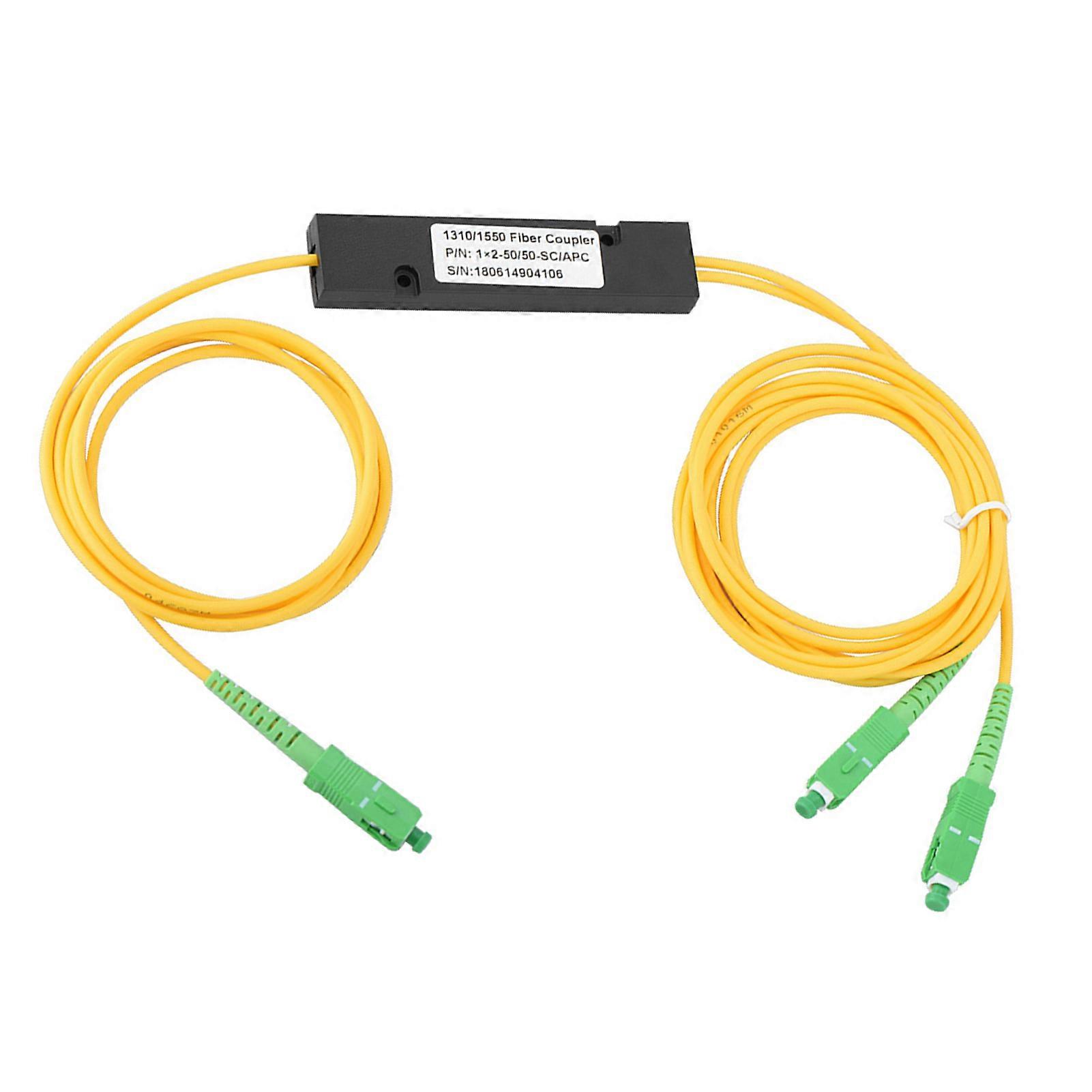 SC APC 1X2 PLC Singlemode-Glasfaser-Splitter SC/UPC PCL-Splitter