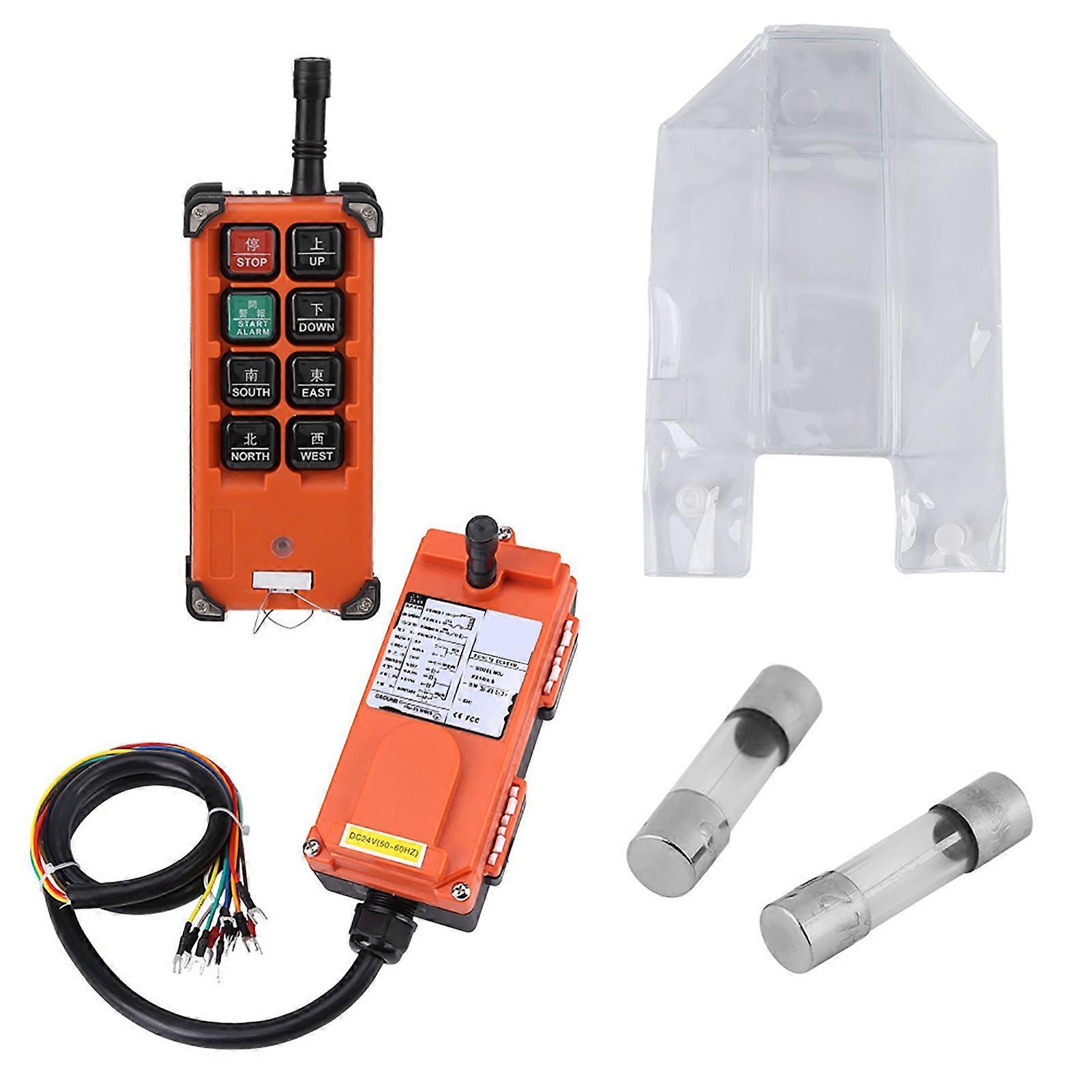 24VDC Hoist Crown Block 1 Speed Radio Control System Remote Controller and Receiver Set NO.4248