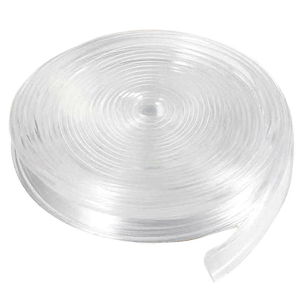 Weather Stripping Seal Transparent Silicone Seal Strip Flexible Flap to Seal Gaps