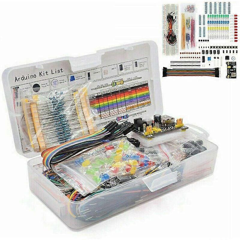 Kit de dmarrage 1set pour Composants lectroniques Breadboard D Buzzer rsistance Transistor