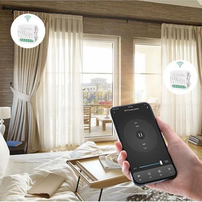 Doe-het-zelf Smart Life / Tuya Smart WiFi licht LED dimmer Smart Life/Tuya app afstandsbediening 1/2-weg schakelaar, werkt met Alexa Echo Google Home