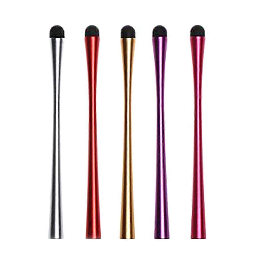 5 Pcs Slim Waistline Style Stylus Pen Stylus Handwriting Painting Pen Doodle Touch Screen Stylus for Tablets Cell Phones (Random Color)