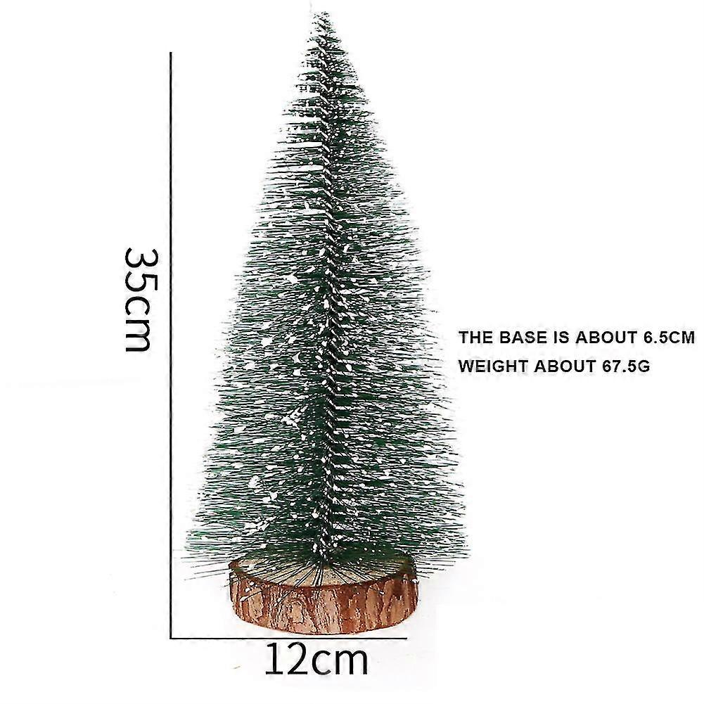 Mini Pine Christmas Tree Artificial Tabletop Decorations Festival Plastic