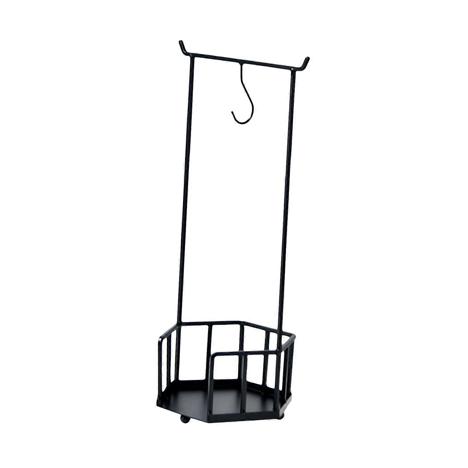 Dipstick Rack Handcrafted Solid Stand for Decorations Bread Stick Restaurant Large Black