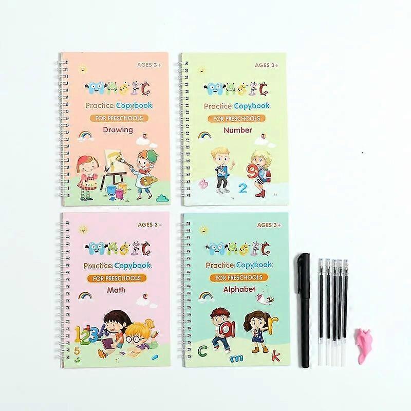 Reusable children's calligraphy notebook kindergarten children's handwriting exercise book