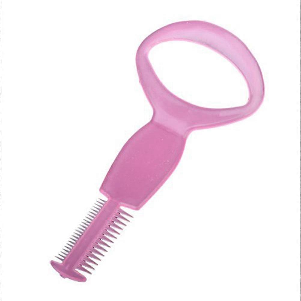 3-in-1 Multi-purpose Plastic Mascara Applicator Guard Tool Eyelash Eyebrow Comb (Random Color)