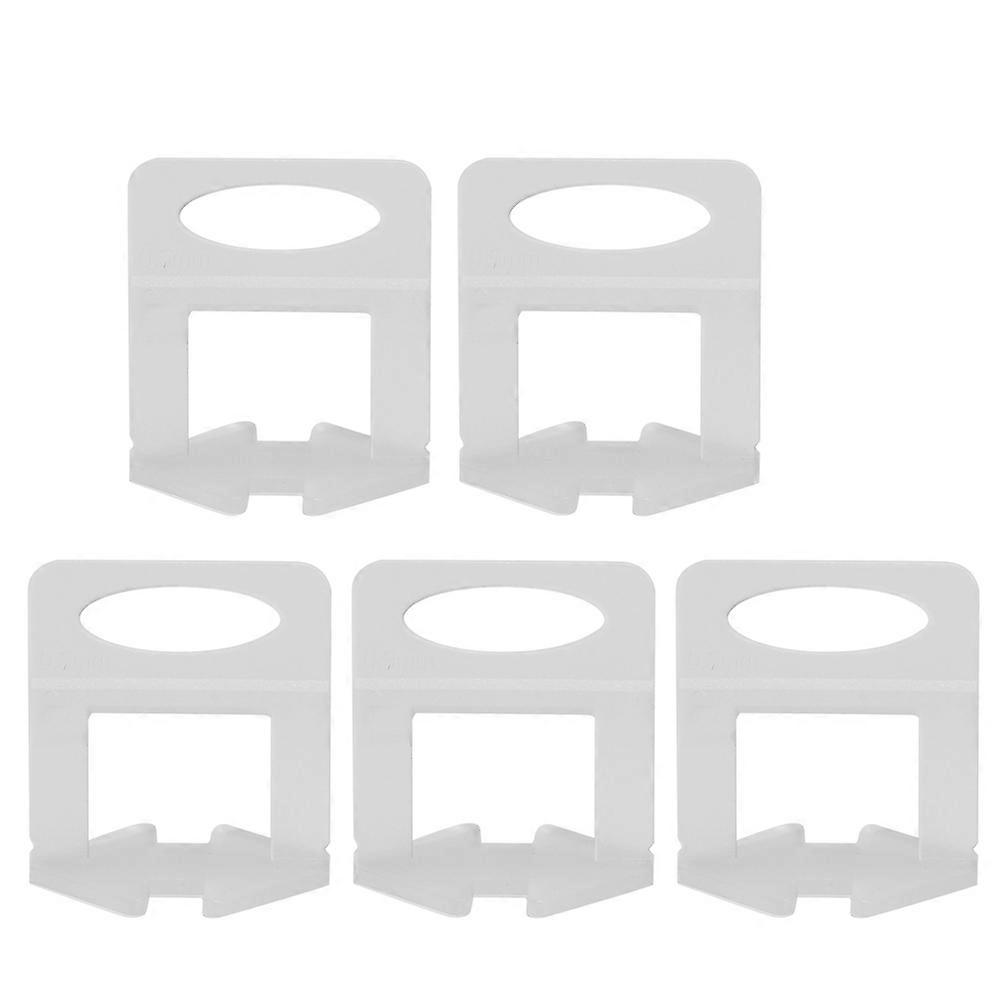 100Pcs 0.5mm Tile Leveler Base Clips Wall Tiling Flooring Horizontal Position Leveling YEMAA