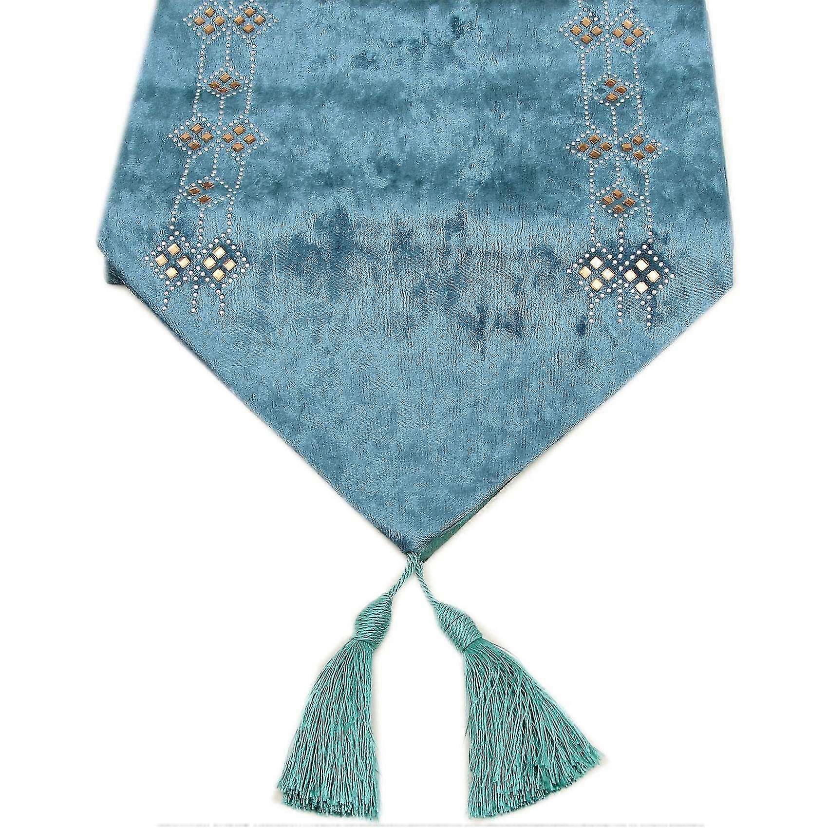 High-end Luxury With Diamonds On Both Sides Of High-end Table Runner Bed And Tail Towel Tv Entrance