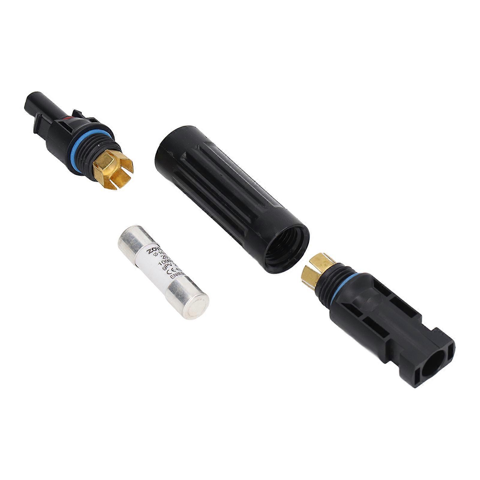 Solar PV Connector IP67 Waterproof Solar PV Fuse Holder for Solar Panel Connection 1000V 20A